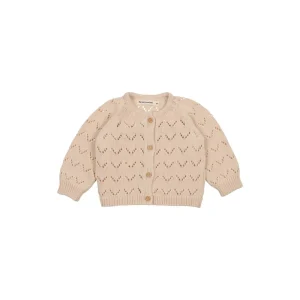 Cardigan baby Franklin sabbia