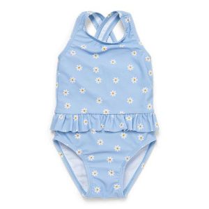 Costume da bagno intero Daisies Blue