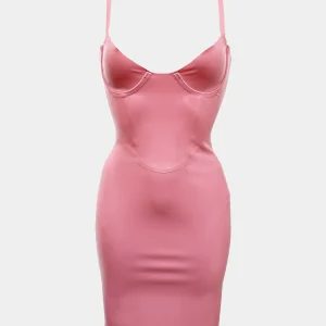 Abito Taglio Corsetto - Rosa