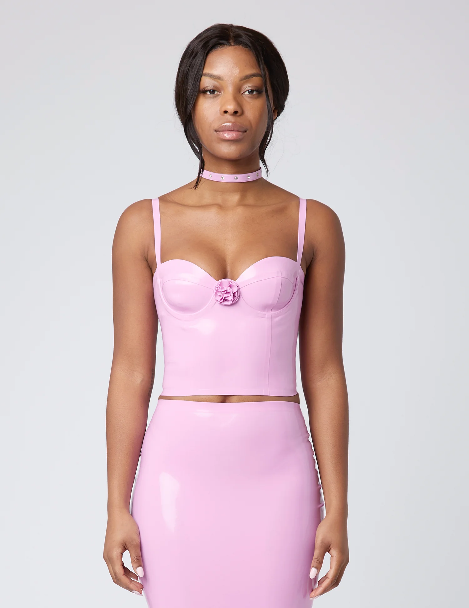DAFNE - Bustier con fiore - immagine 3