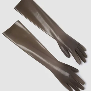 Guanti al gomito trasparenti