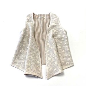 Gilet di tulle con stelle