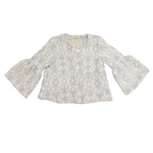 Giacchina corta argento e panna