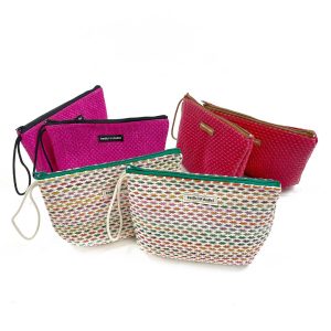 Serie pochette in rafia